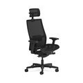 Hon Ignition 2.0 4-Way Stretch Mesh Back and Seat Task Chair, Up to 300 lb, 17 in. to 21 in. Seat, Black HONI2MSKY2IMTHR